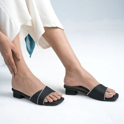 Zazla Women’s Heels : Rain  Black