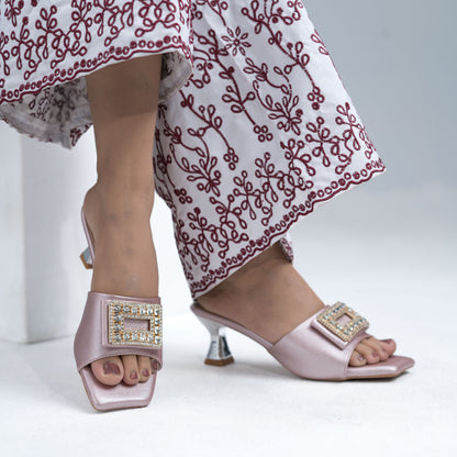 Zazla Women’s Heels – Glam Rose Nude