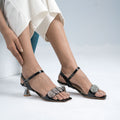 Zazla Women’s Heels  : Muse Black