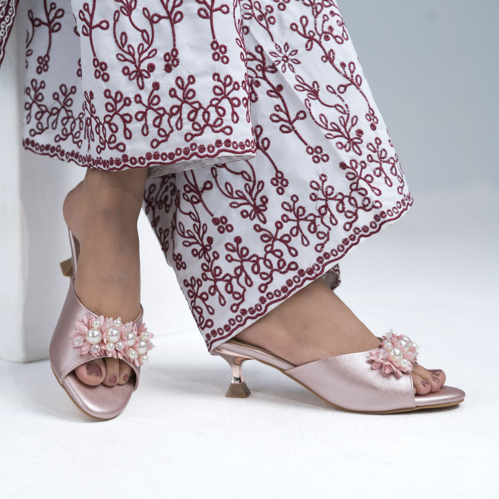 Zazla Women’s Heels – Royal Pearl Pink product image 1