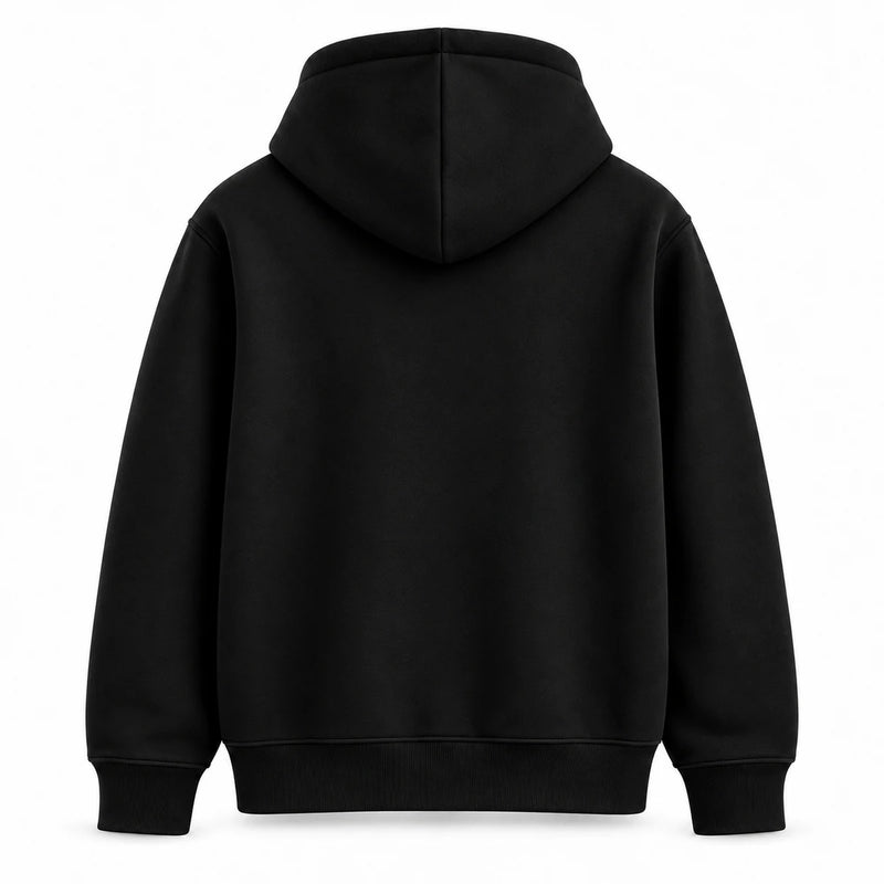 ZUQO Black Hoodie – Back View