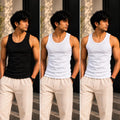 Tank Top 3-Pack | Essential (Black + White + White)