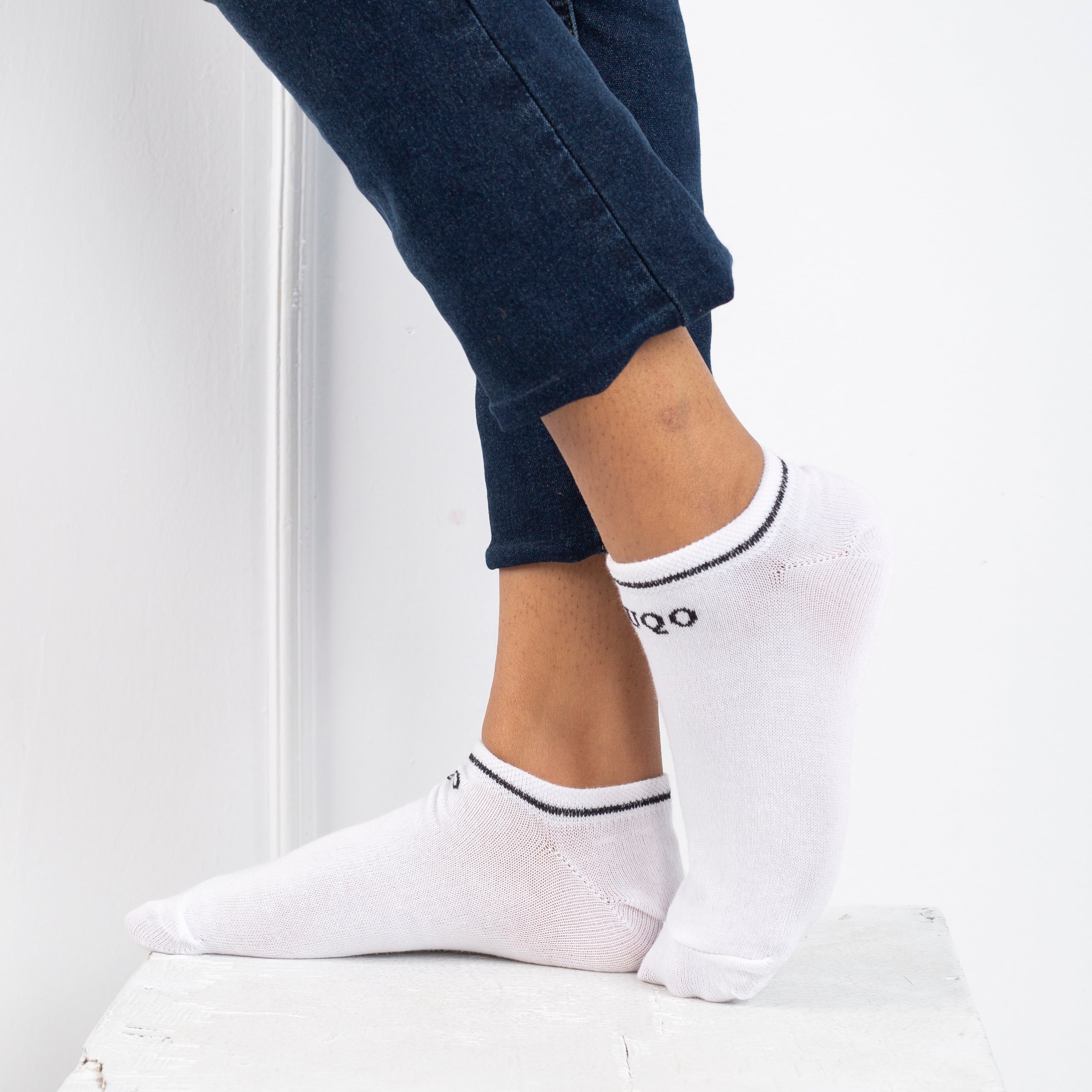 White  - Loafer Sock