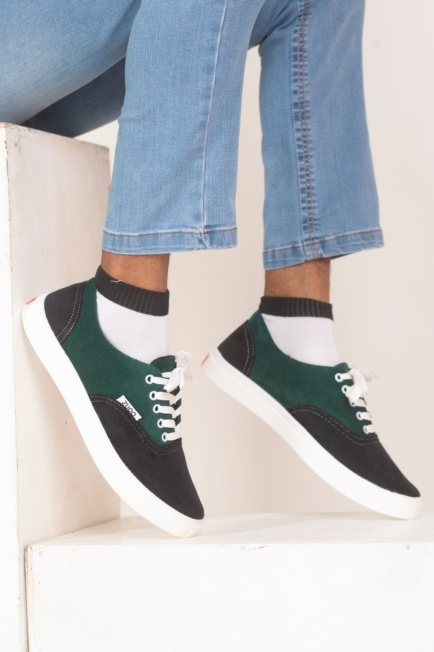 Zuqo Sneaker  - Green Black